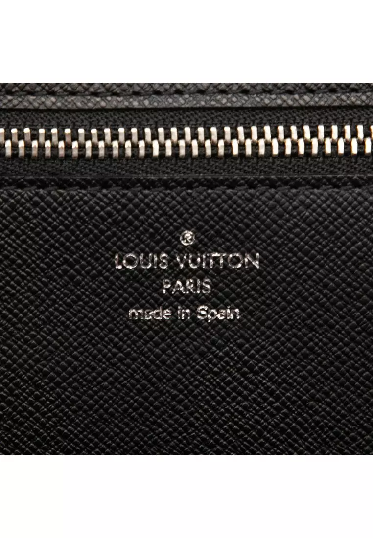 Pre-Loved Louis Vuitton Damier Graphite Pochette Homme Ceinture