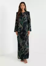 Dark Blue/Emerald Floral