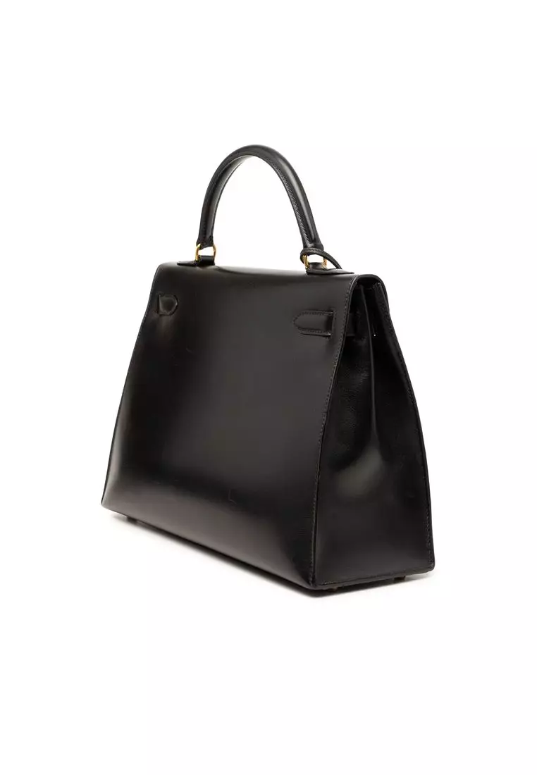 Pre-Loved Hermès Box Calf Kelly Sellier 32