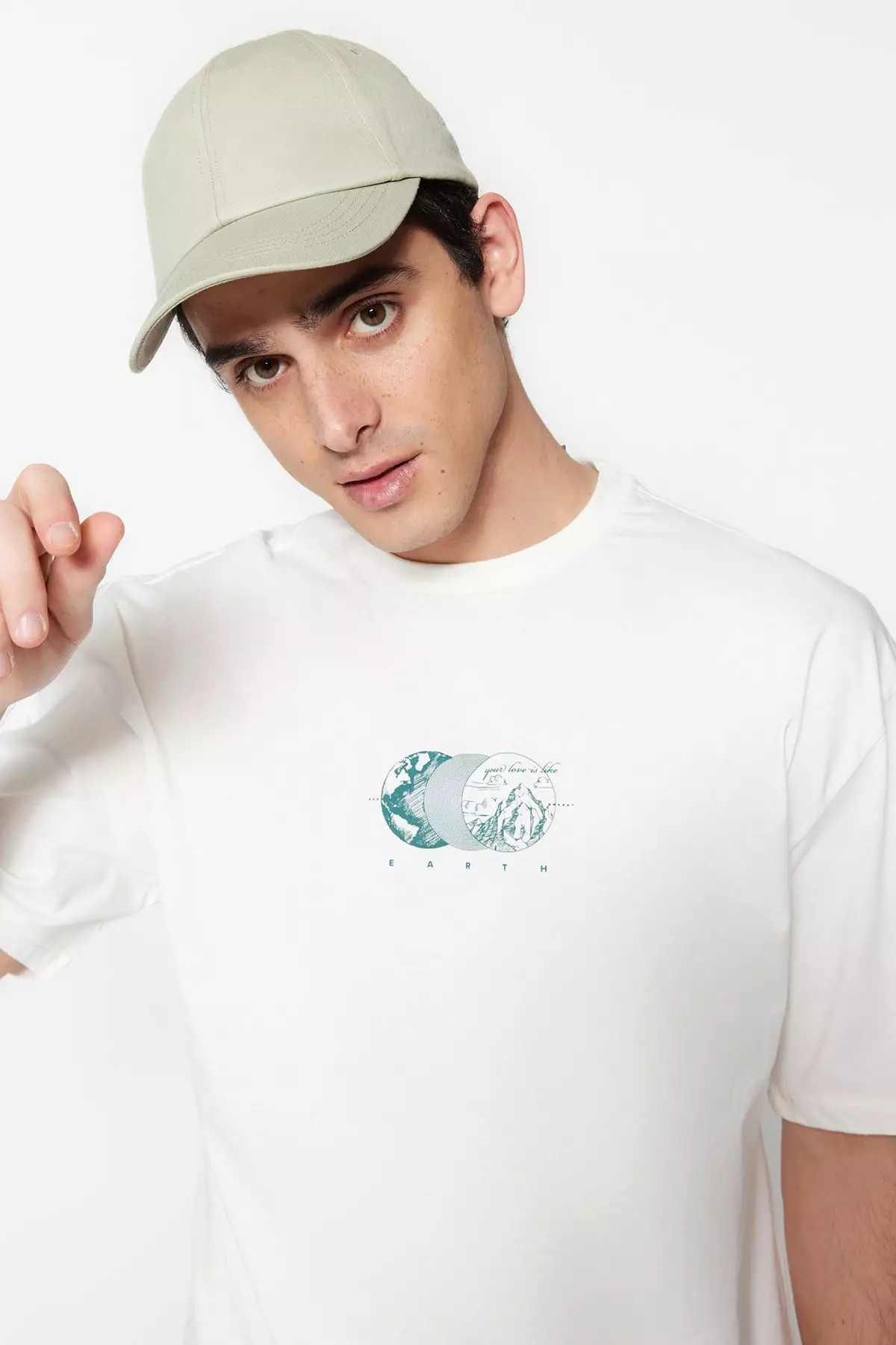 Relaxed/Comfortable cut, Short Sleeve Printed T-Shirt