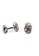 Arden Teal silver Ojeda Double Side Chrome Knot Cufflinks 154FFACF574705GS_3