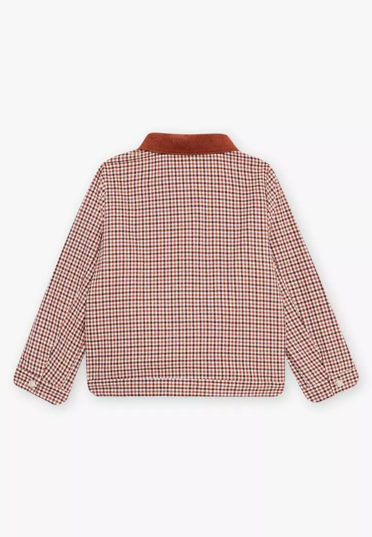 Brown Check Jacket