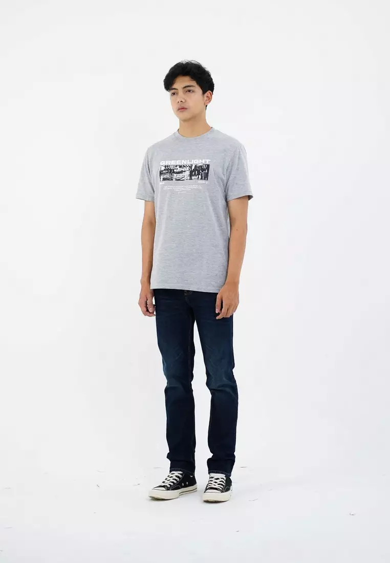 Greenlight Men's T-Shirt Short Sleeve Regular Fit Cotton Zaff OL-C391224