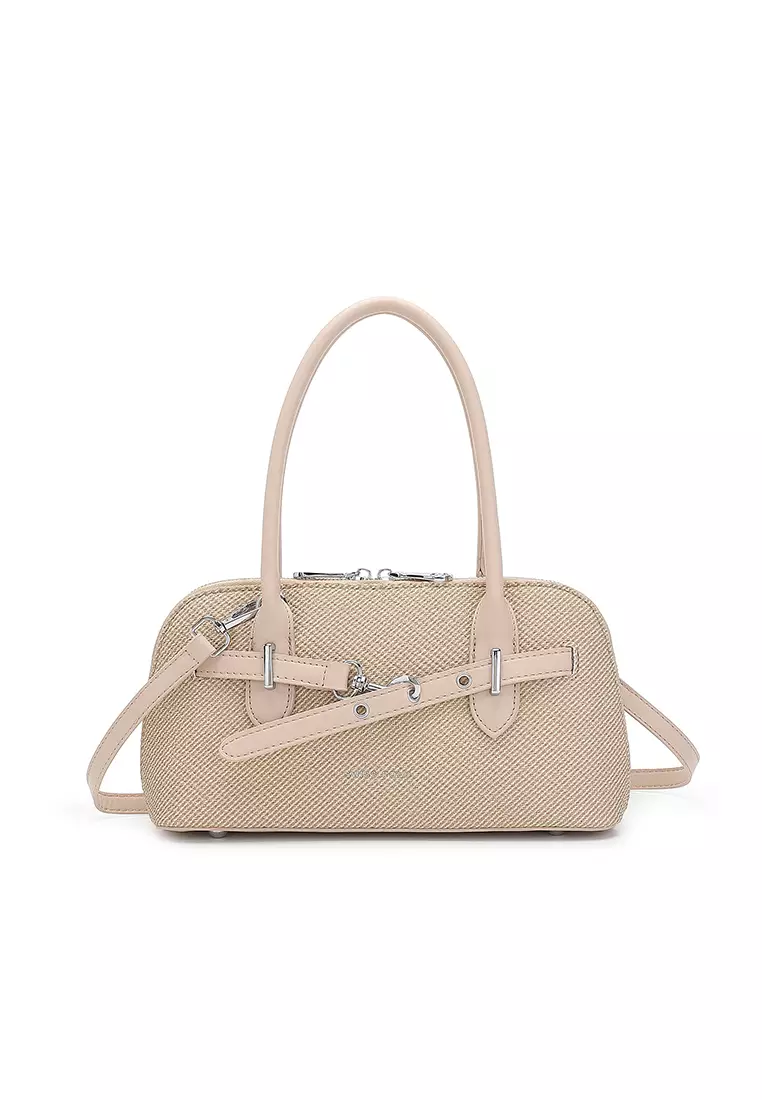 Women's Top Handle Bag / Sling Bag / Crossbody Bag (Tas Selempang / Tas Tangan) - Cokelat