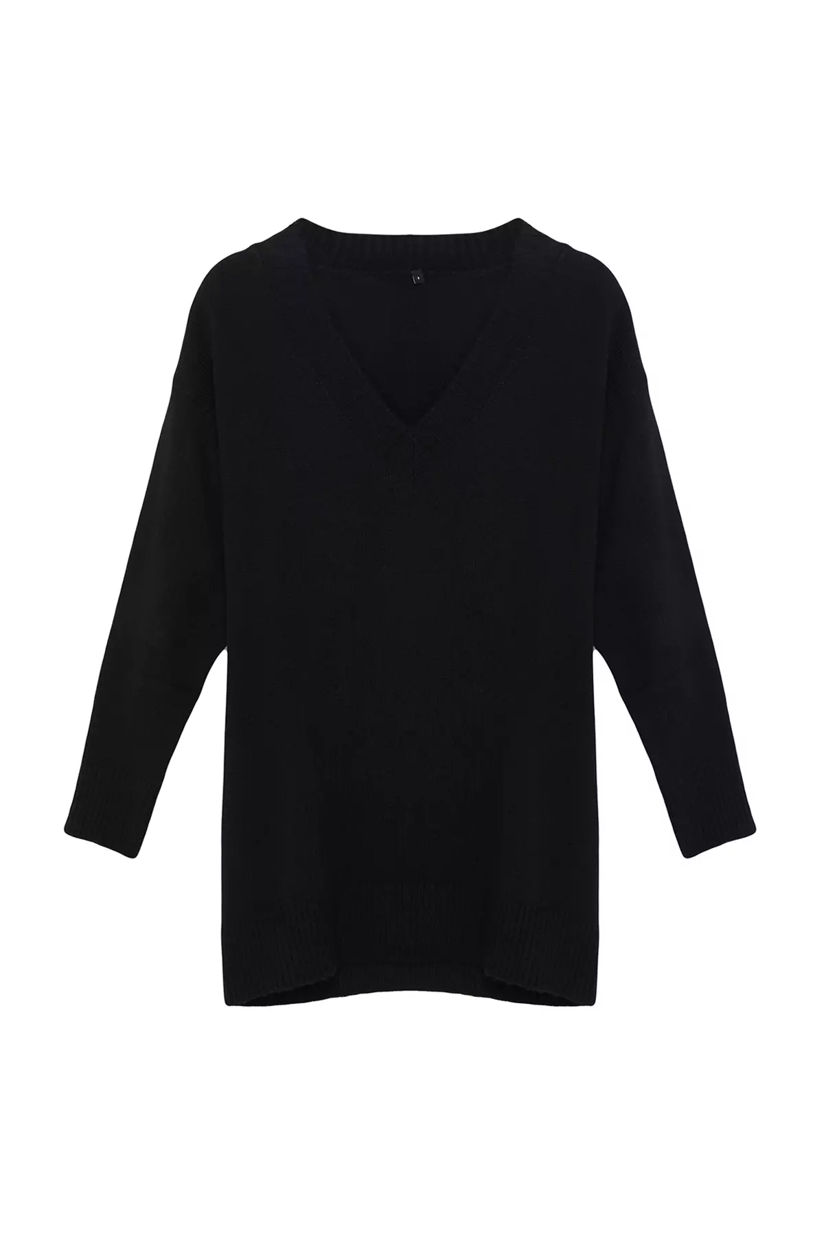 V-Neck Knit Dress
