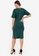 ZALORA WORK green Boat Neck Dress 03A14AAF0906B9GS_2