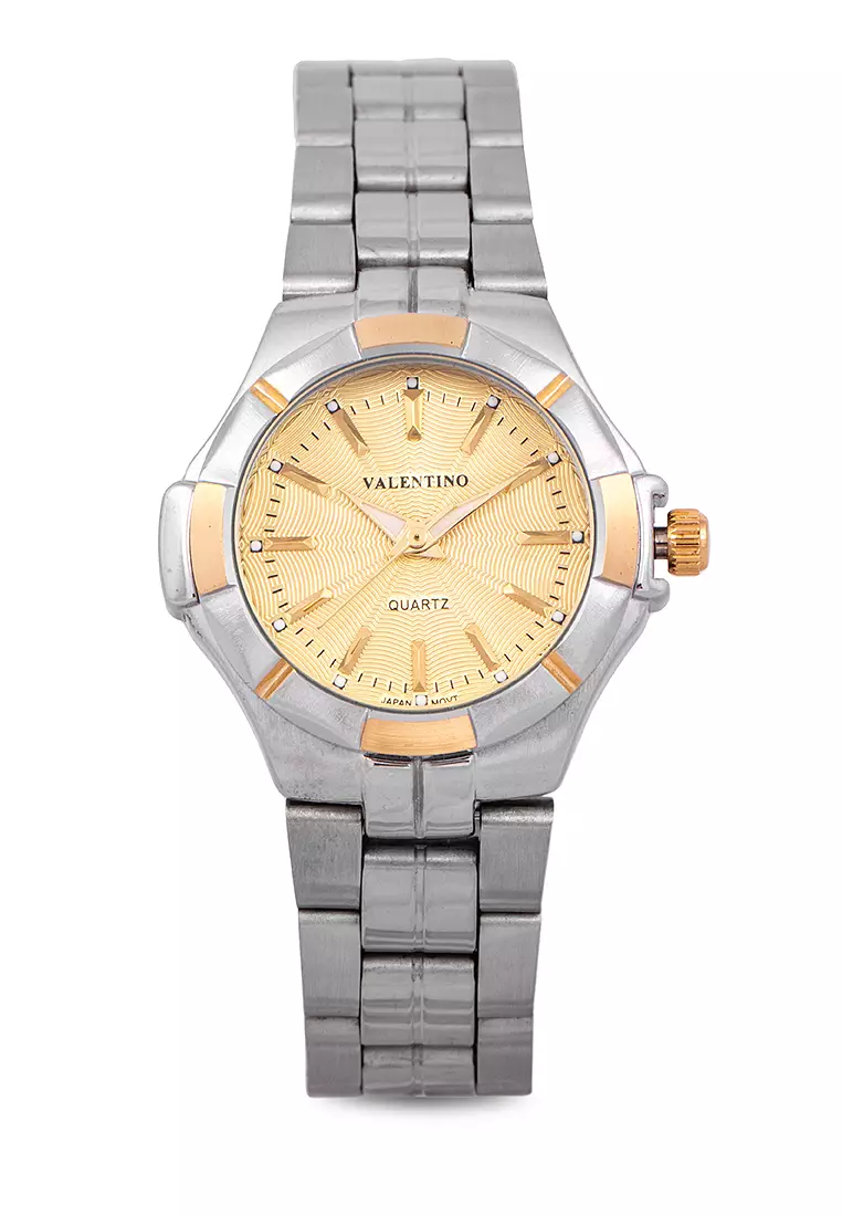 Analog Watch 20122263-Two Tone Ves - Gld Dial Line