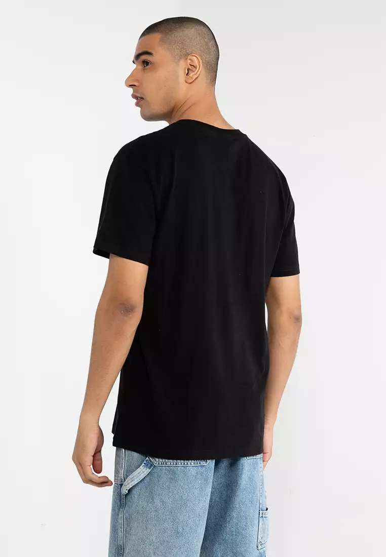 Topman extreme oversized T-shirt with Harlem print in black