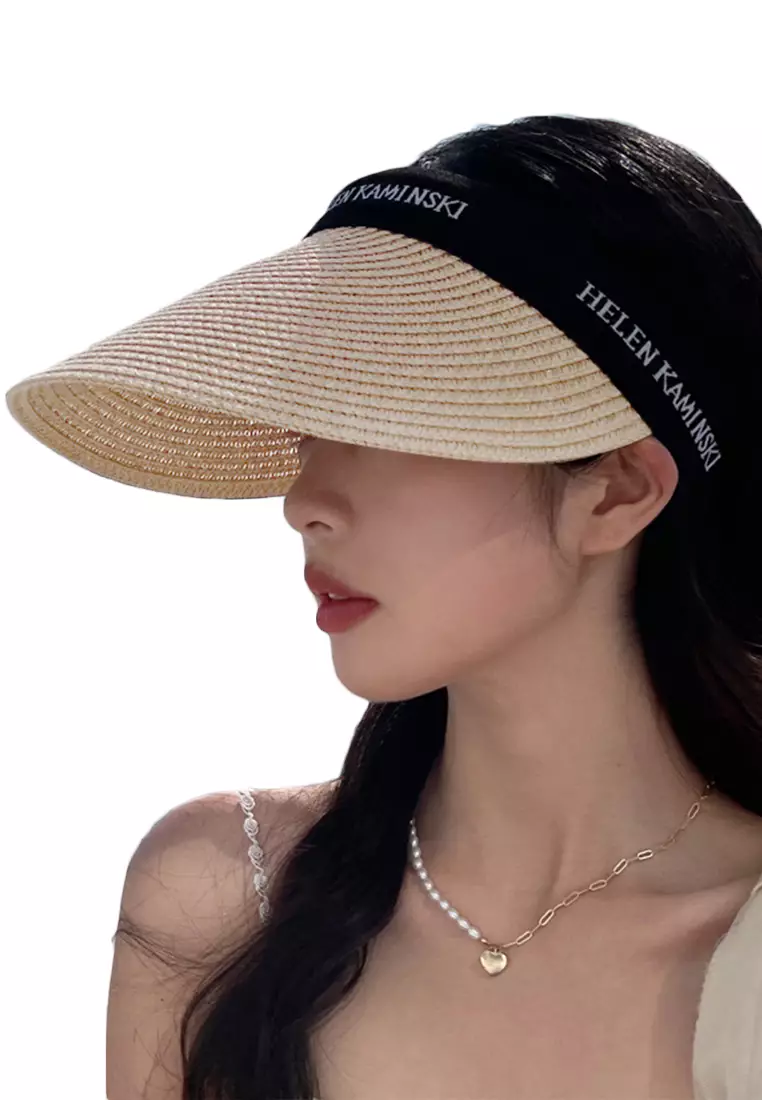 Versatile Sunscreen Sunshade Straw Hat A22062401BEBK