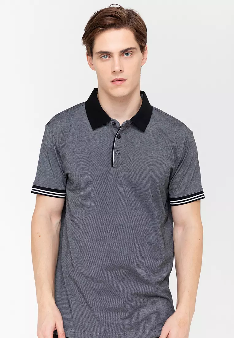 Cvc End on end 3 Button Polo Shirt