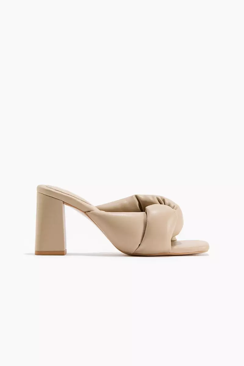 Heeled mules