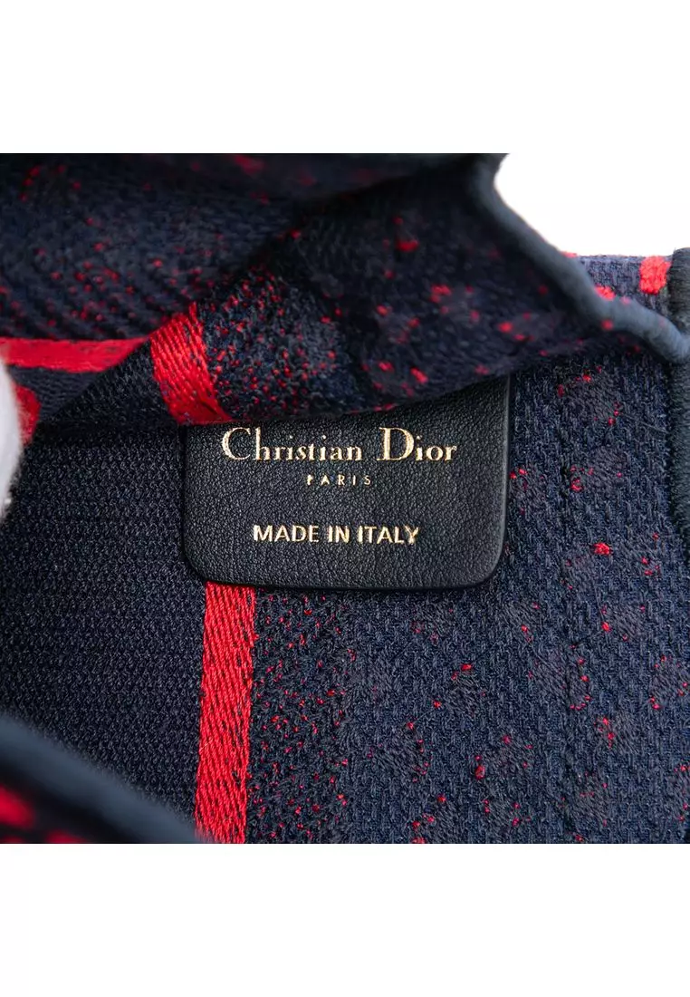 Pre-Loved Dior Mini Embroidered Canvas Pop Heart I Love Paris Book Tote