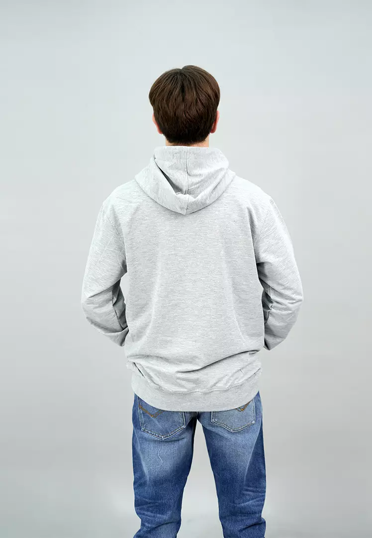 LGS Street - Hoodie - Gambar Sablon - Abu - SH.10.H032.004.C