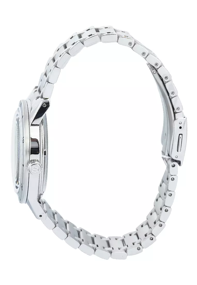 Seiko Presage SRPL07J1 Style 60s - Jam Tangan Automatic Pria - Elegant Yet Rugged Dark Blue Dial - All Stainless Steel