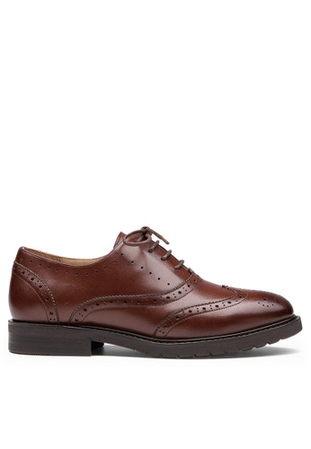 Twenty Eight Shoes brown Leather Classic Oxford Shoes YM21069 B0297SH46F5B24GS_1
