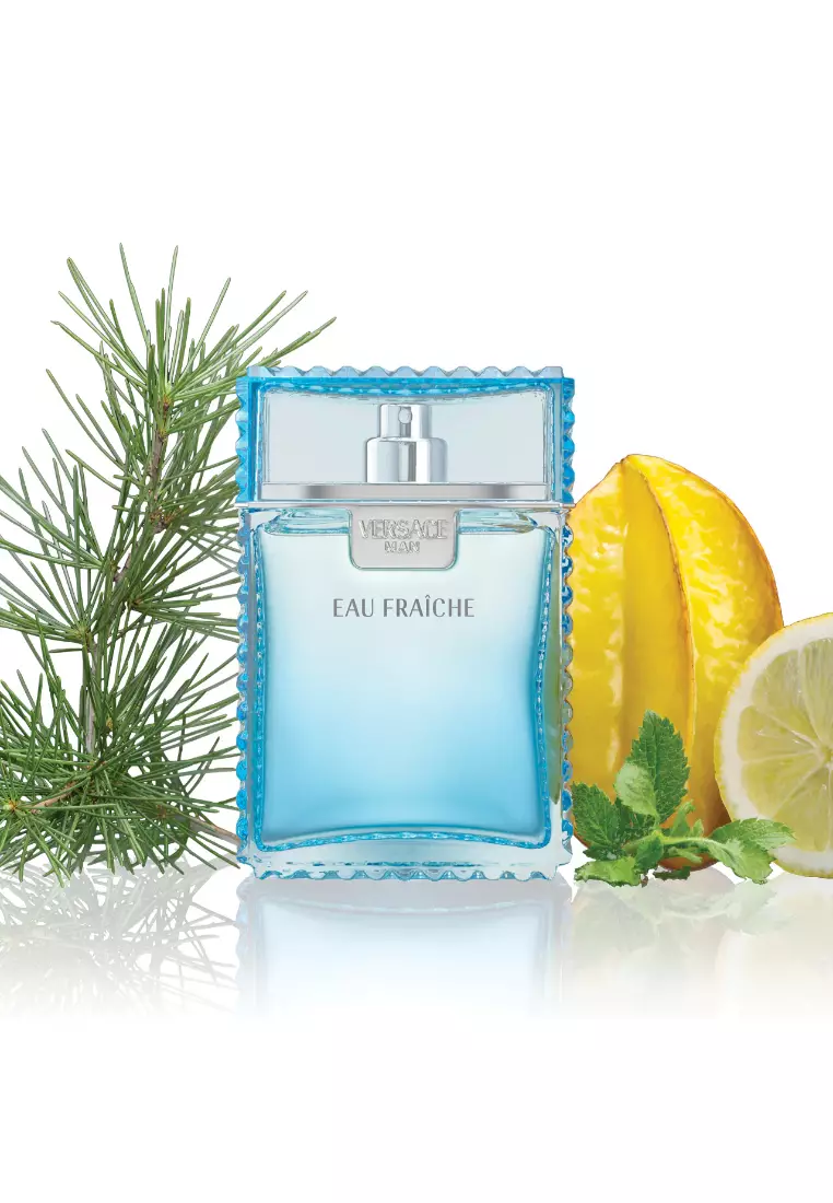 VERSACE Eau Fraîche 100mL※5回使用済 Amazon.com: Versace Eau Fraiche for Men 3 Piece Set (3.4 Oz