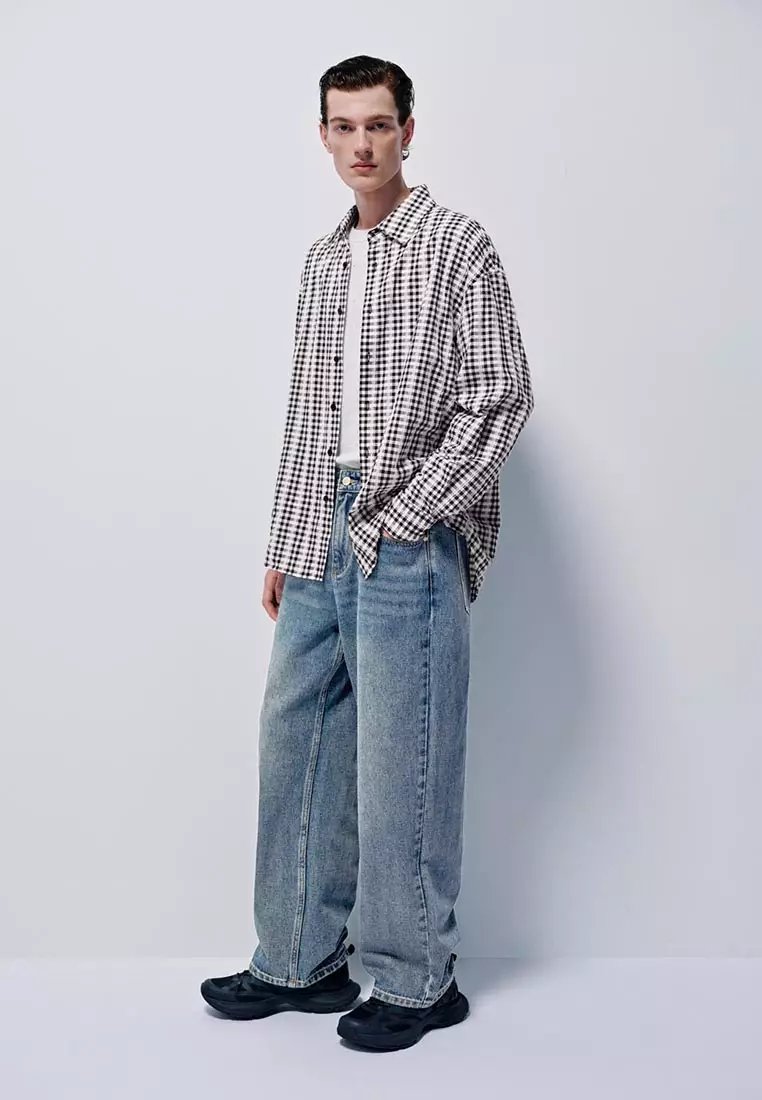Loose Fit Check Shirts