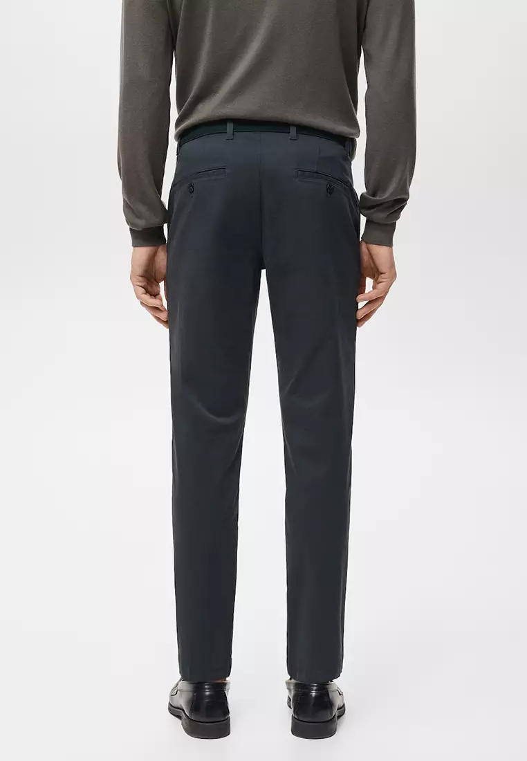 Pantalon Cropped Tapered Chino Pants