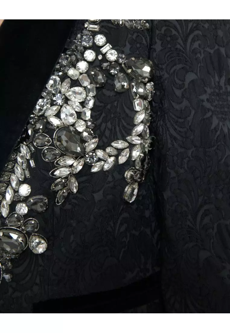 【VIP価格】DOLCE & GABBANA Elegant Embellished Overcoat Miley Cyrus ADV FW24 Collection | Dolce&Gabbana