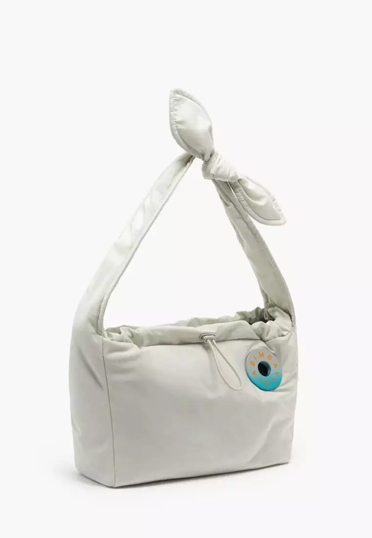 Bimba Y Lola L Sea Salt Nylon Hobo Bag