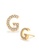Atrireal gold ÁTRIREAL - Initial "G" Zirconia Stud Earrings in Gold BF86DAC88D2DD9GS_1