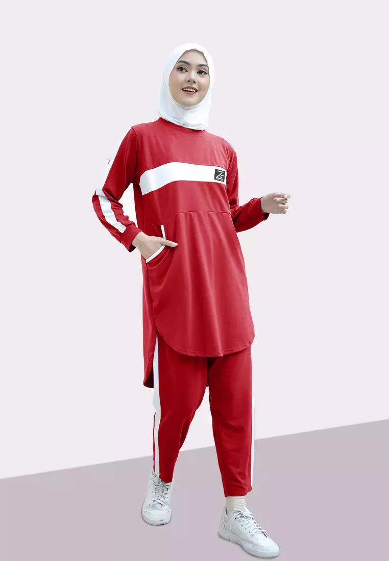 Zelena - Olivia Oneset | Training Set Olahraga Wanita | Baju Olahraga - Cherry