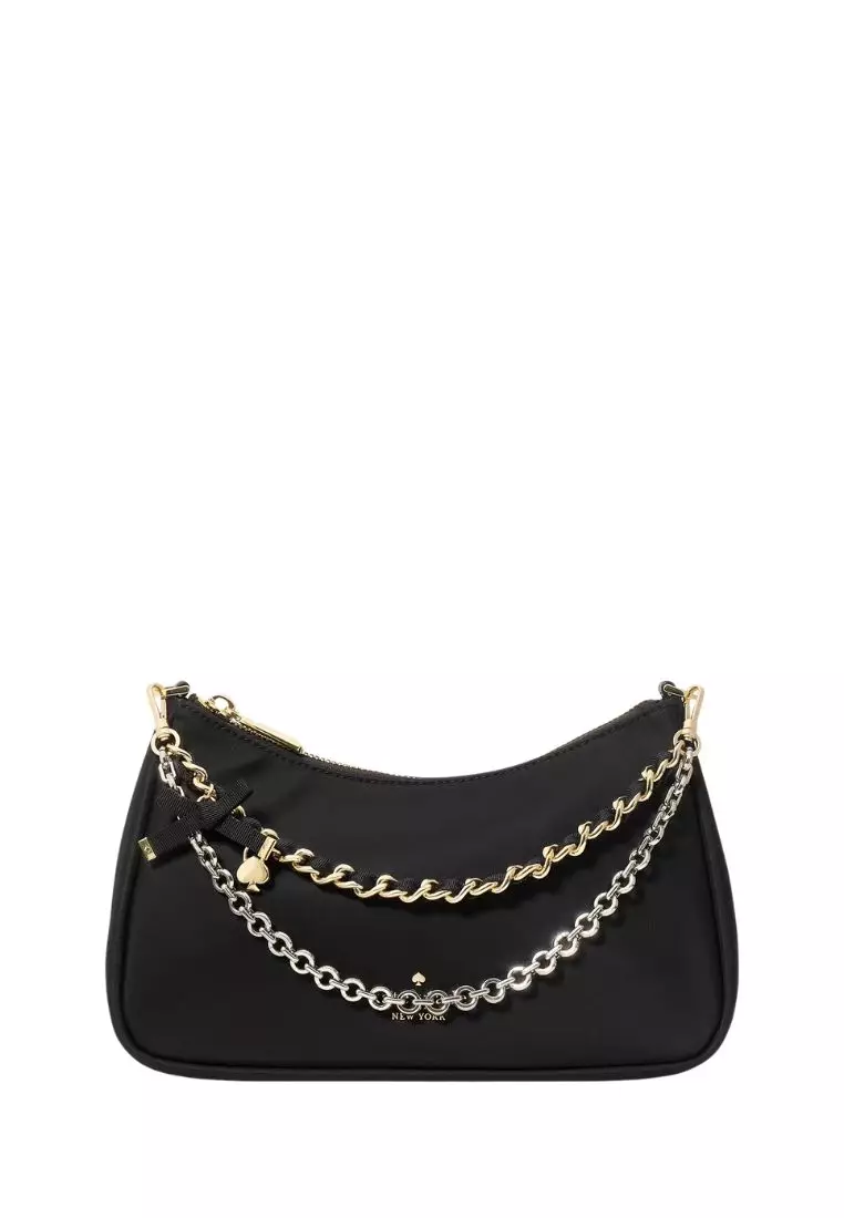 Margot Nylon Convertible Crossbody Black