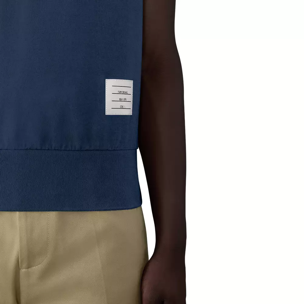 Garment Overdyed Jersey 4-Bar Polo Shirt Navy