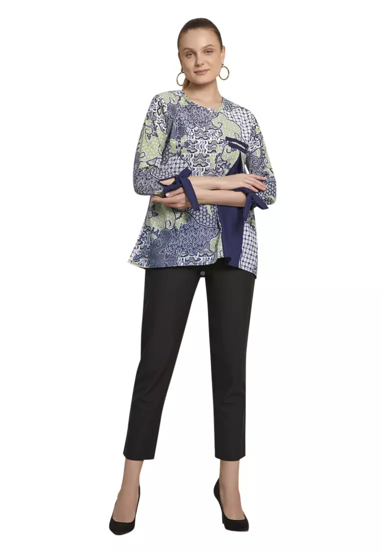 Shakira Blouse Batik Premium Wanita Casual Modern