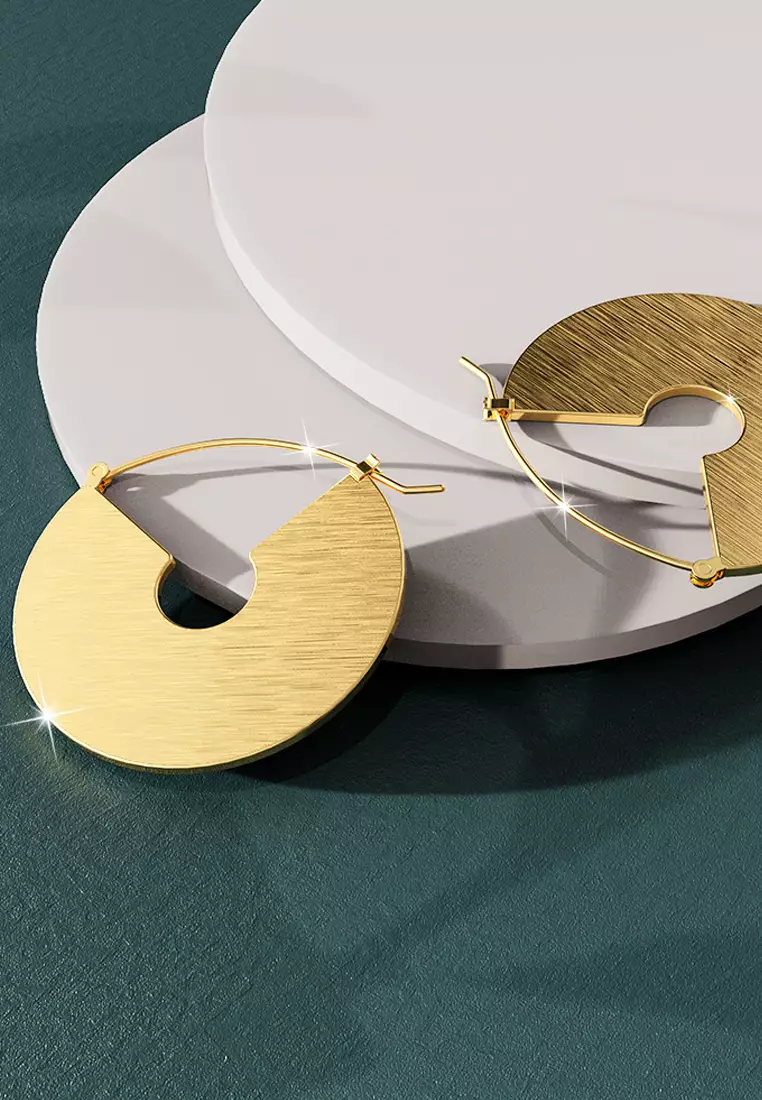 Grande Gold Hoop Earrings