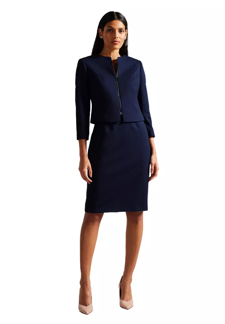 【再値下げ半額！】新品未使用 TED BAKER 上下スーツ・ダークブルー 再値下げ半額！】新品未使用 TED BAKER 上下スーツ・ダークブルー
