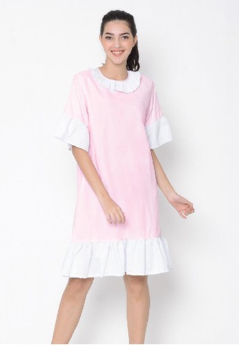 Jual Cleody Lucy Dress Baby Pink Dress Wanita Cleody Indonesia Original Zalora Indonesia