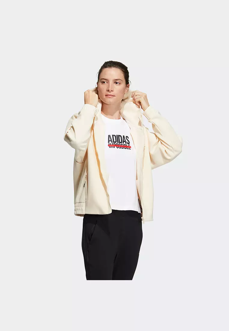 Adidas hoodie hot sale track jacket