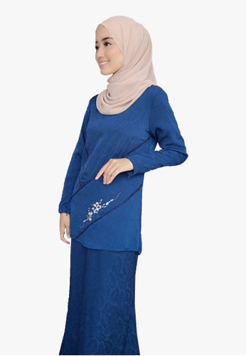 Buy Kurung Organza With Beads from Zoe Arissa in Blue only 220
