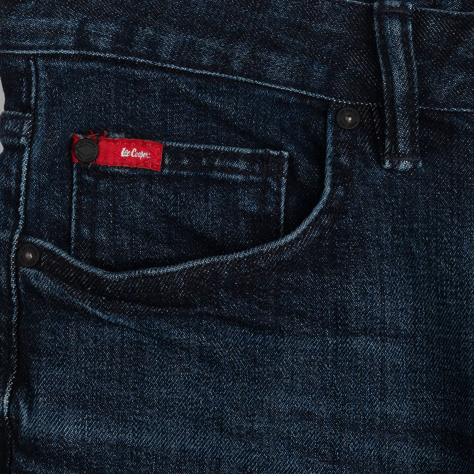 Lee Cooper Slim Fit Jeans Norris Worn Medium Blue Arthuro