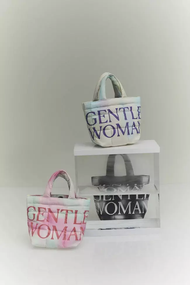 Pink Ombre Small Puffer Bag