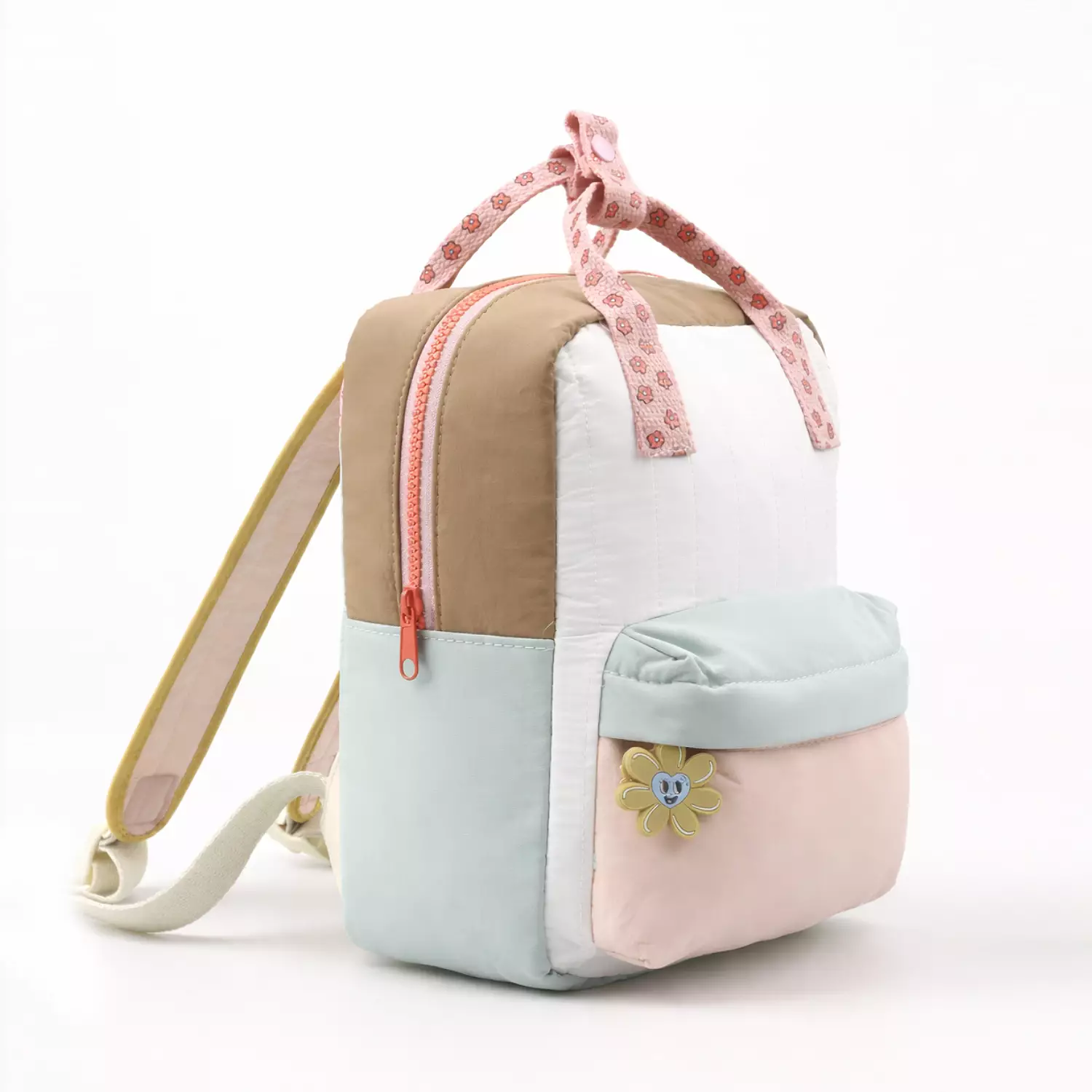 Wakakids Tas Ransel Anak Mini Backpack Sekolah Travelling Korean Style Motif Flower Puffy Venrz