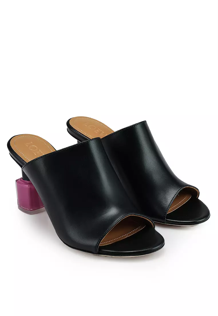 LOEWE ◆ Nail Polish Mule Loewe - Nail Polish embellished leather mules Loewe
