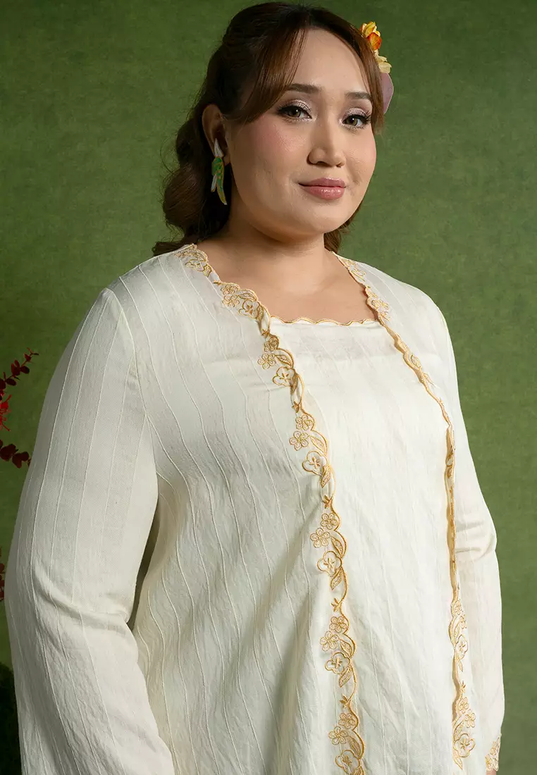 Rina Plus Size 2-in-1 Kebaya Set