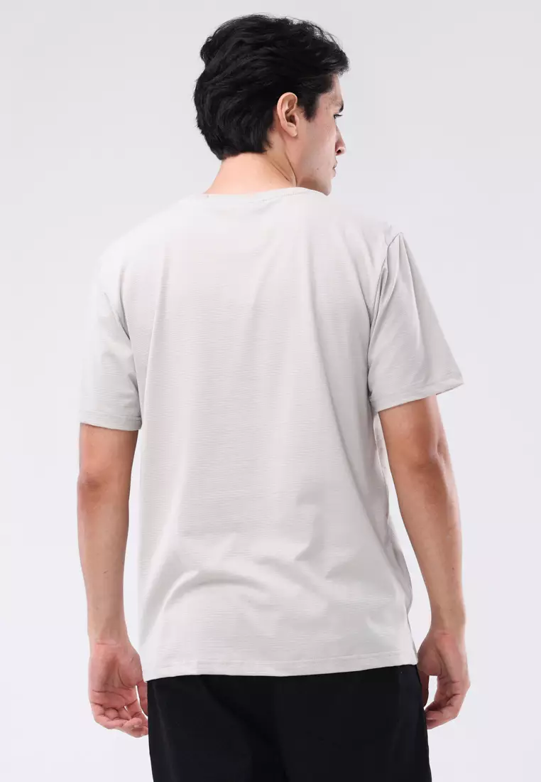 Round Neck Crazyline Short Sleeves