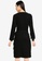 Vero Moda black Briahermosa Long Sleeves Wrap Dress B795BAA0E0FC6BGS_2