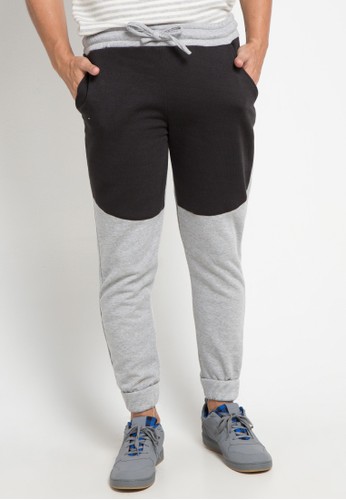 magnificents grey Two Tone Sweatpants 44829AAE656FB1GS_1