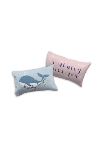 AT&IN white AT&IN I WHALEY MISS YOU BOOSTER PANEL PILLOW CASE 560TC 0DD99HLEB24D86GS_1