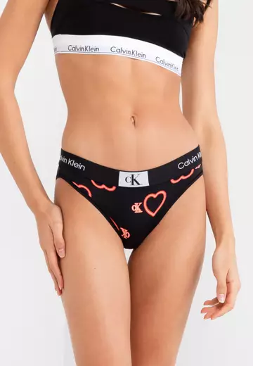 Shop Calvin Klein 2023-24FW Halter Brazilian Co-ord Logo Swimwear