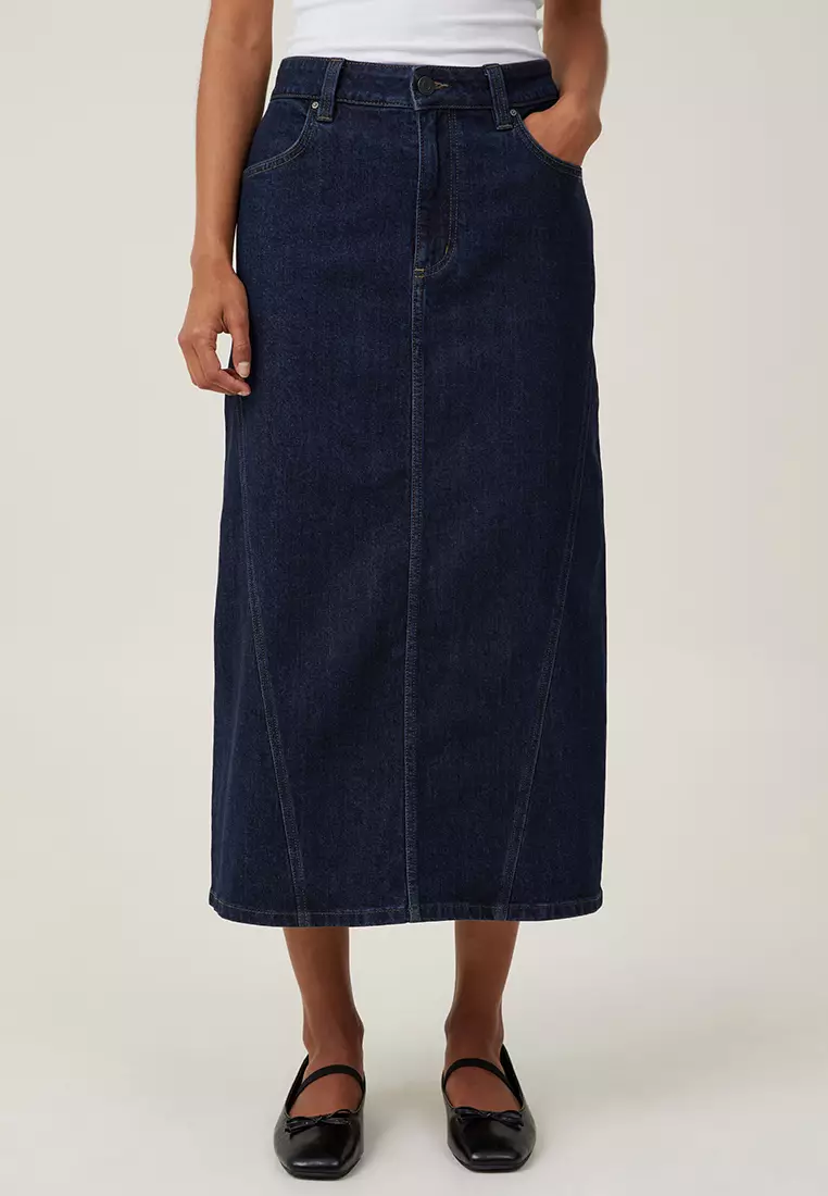 Buy Zalora Studios Gathered A-line Skirt in Sky Blue 2024 Online