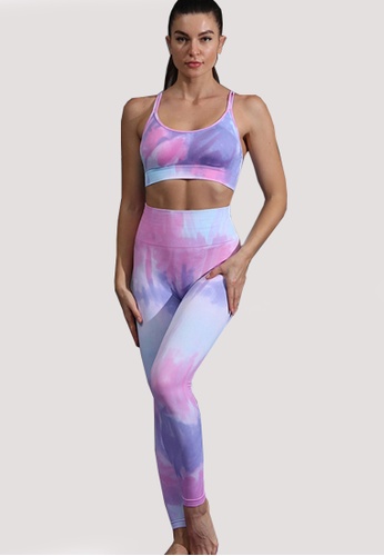 Twenty Eight Shoes purple VANSA Sling Trousers Sportswear Set  VPW-Y059BL 816E8AA87E4AEBGS_1