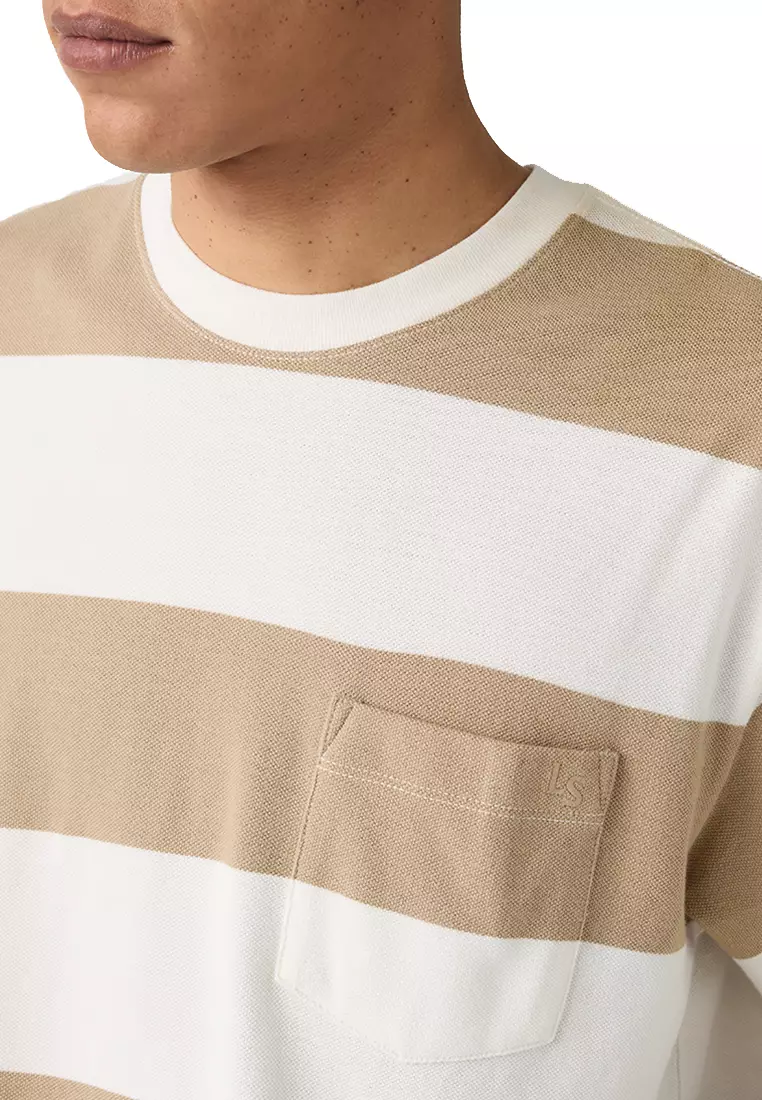 Levi's® Men's Half-Sleeve Pique T-Shirt (001MN-0003)