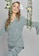 Loveaisyah green Wrap Floral Green Top & Frill Skirt Modern Baju Kurung Hari Raya DE4FFAA3D9F4B8GS_6