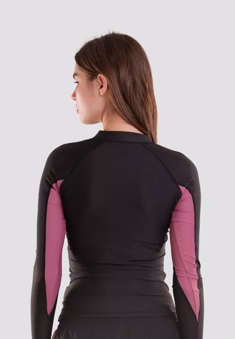 Sportif Long Sleeved Rashguard with UPF 50 Swimwear for Women