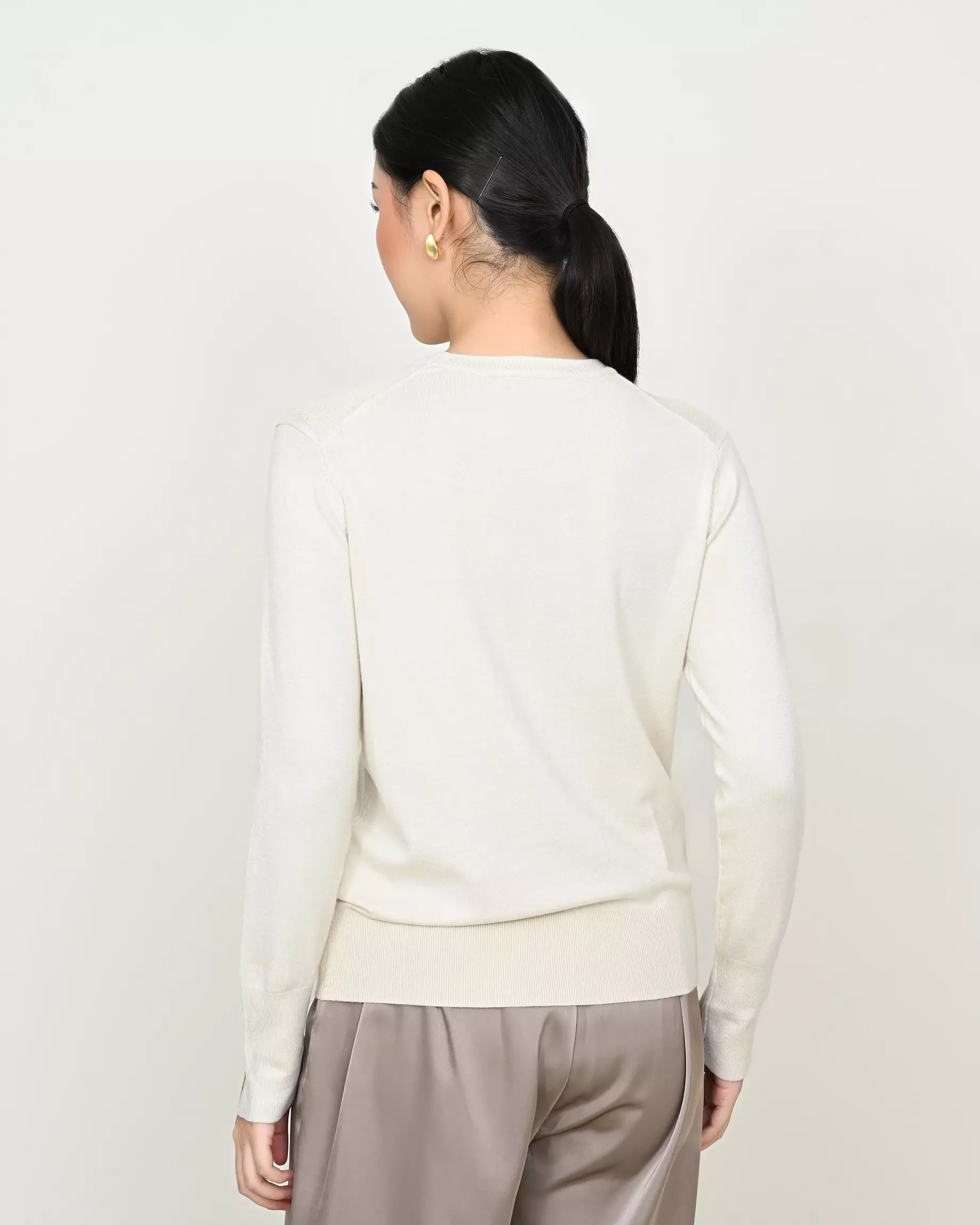 Geulis.id GEMMI SWEATER - Beige